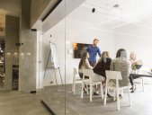 People in meeting room